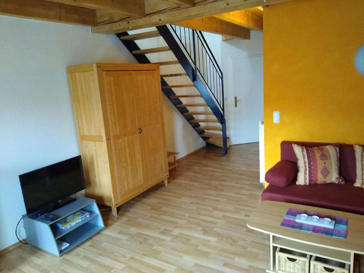 Maisonettewohnung Auf 2 Etagen Mit Zwei Balkonen Barth Bagian luar foto